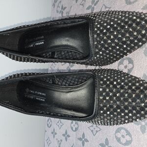 Call It Spring Black and White Women's Shoes